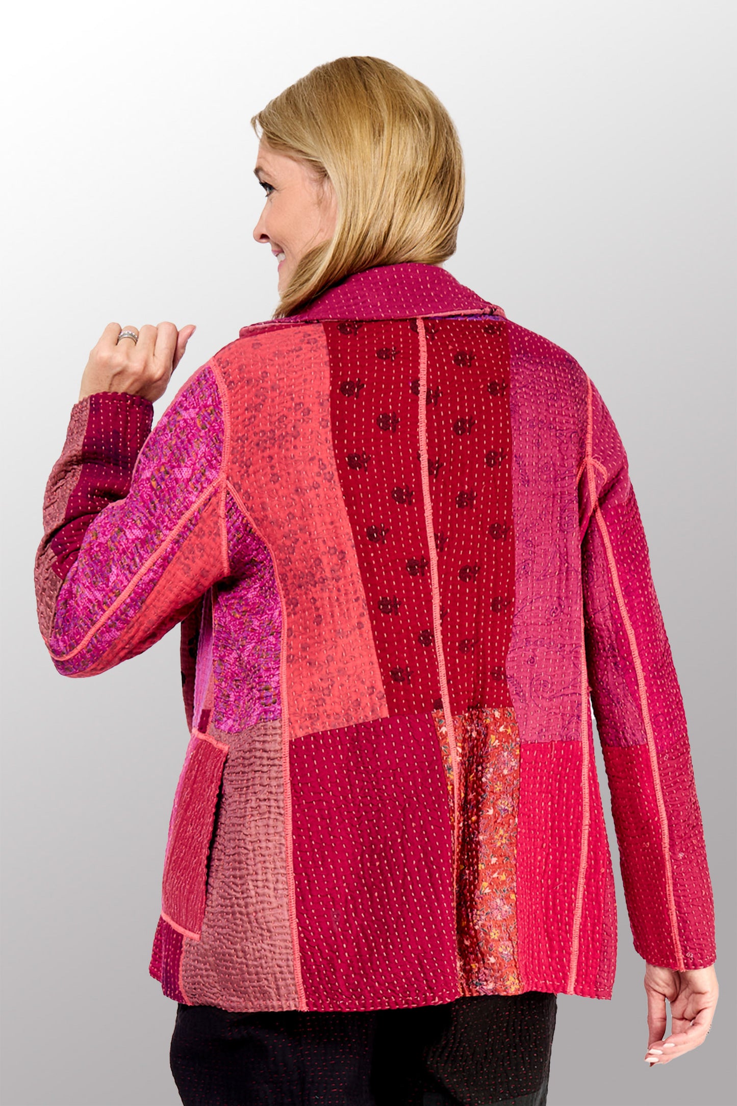 BL-BBP4970-PIK / BBK PATCH KANTHA (AVAILABLE JACKETS)
