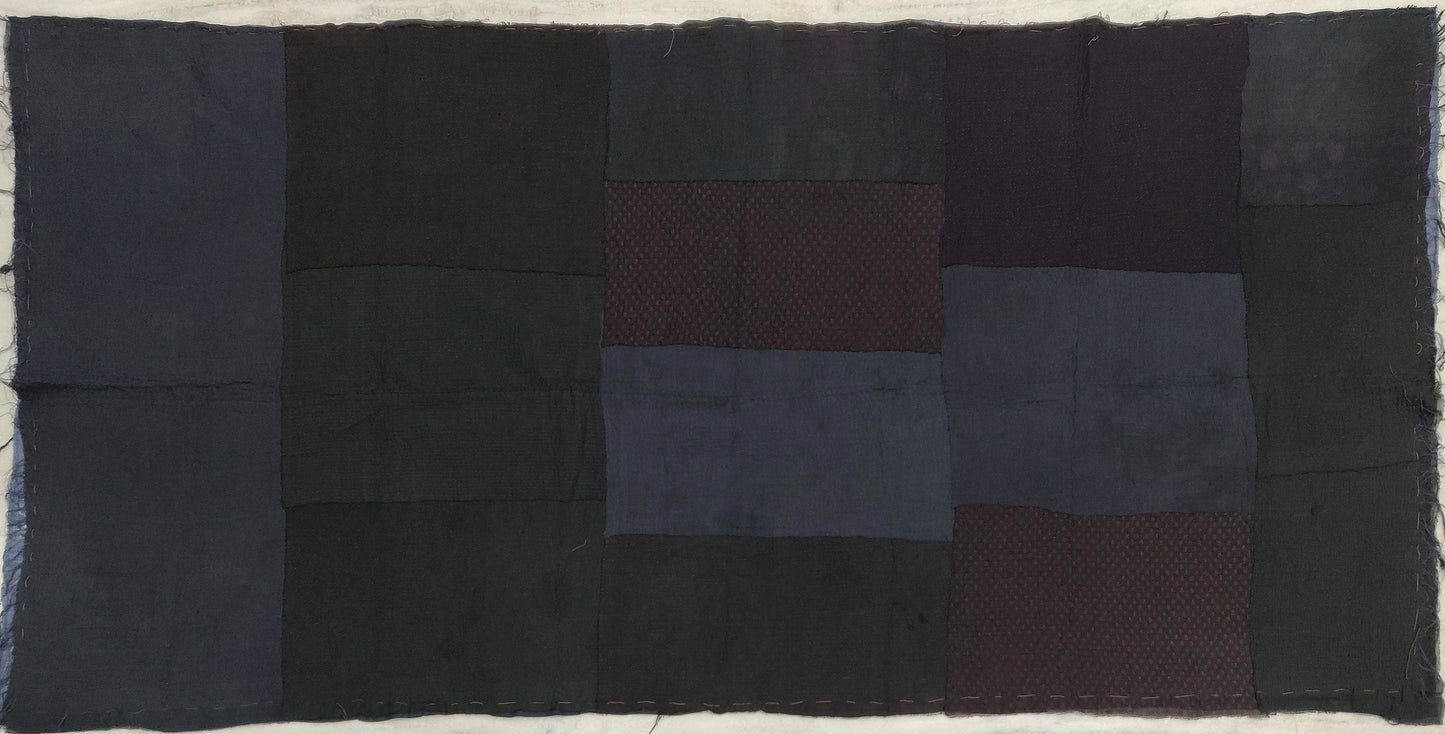 DS3971-BLK / DENIM SUN-DYE KANTHA - BLACK (AVAILABLE JACKETS)