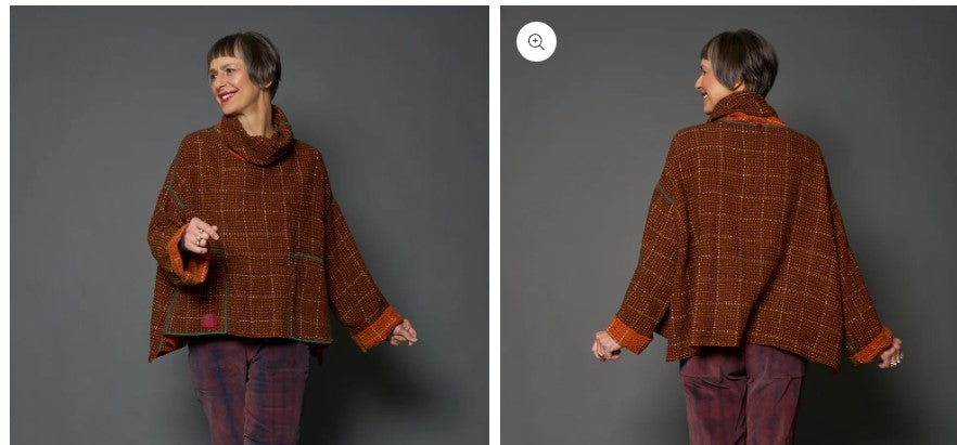 WW3971-ORG / WOOL WAFFLE KANTHA (AVAILABLE JACKETS)