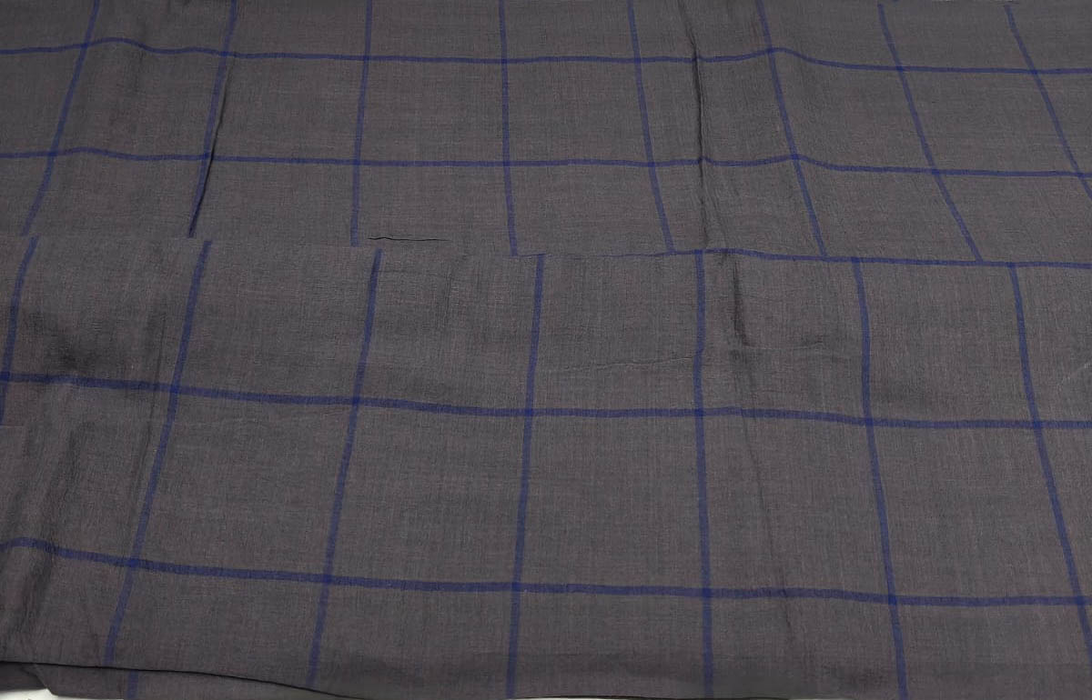 Woven Blue Check