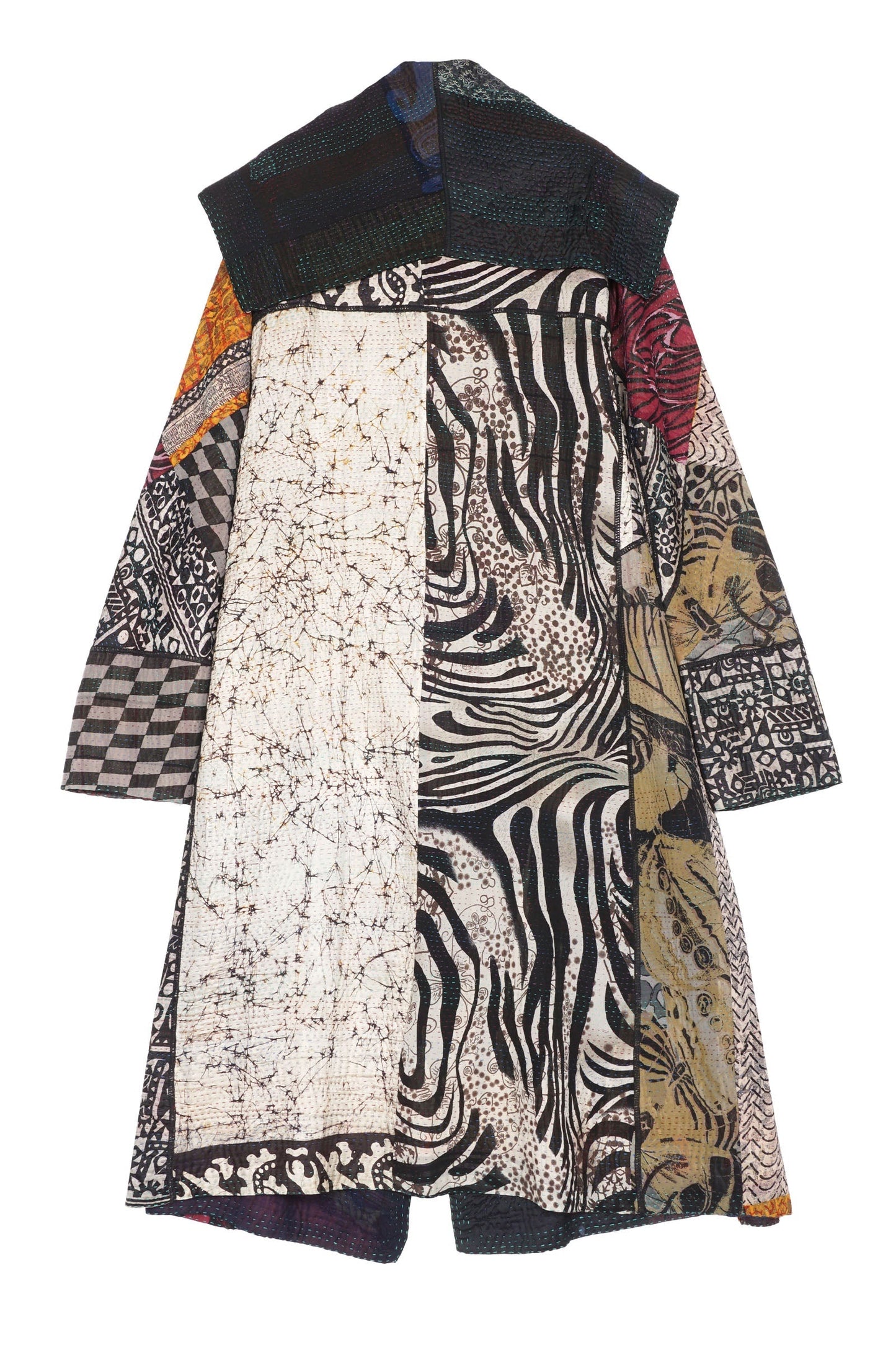JS4970-BLK / JACQUARD SILK KANTHA -BLK- (AVAILABLE JACKETS)
