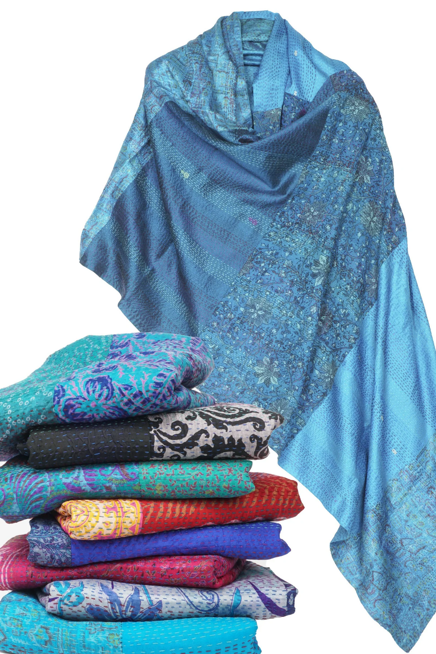 SV2970-MLT / VINTAGE SILK KANTHA -MLT- (AVAILABLE JACKETS)