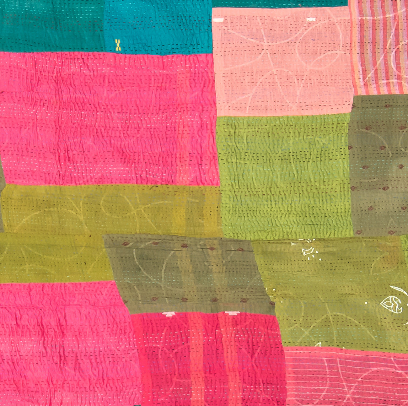 BG4970-BRN / BAGH PRINT KANTHA (AVAILABLE JACKETS)