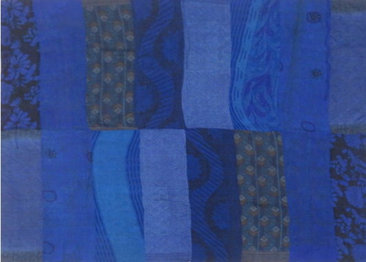 OV-JS4970-NVY / JACQUARD SILK KANTHA -NVY- (AVAILABLE JACKETS)