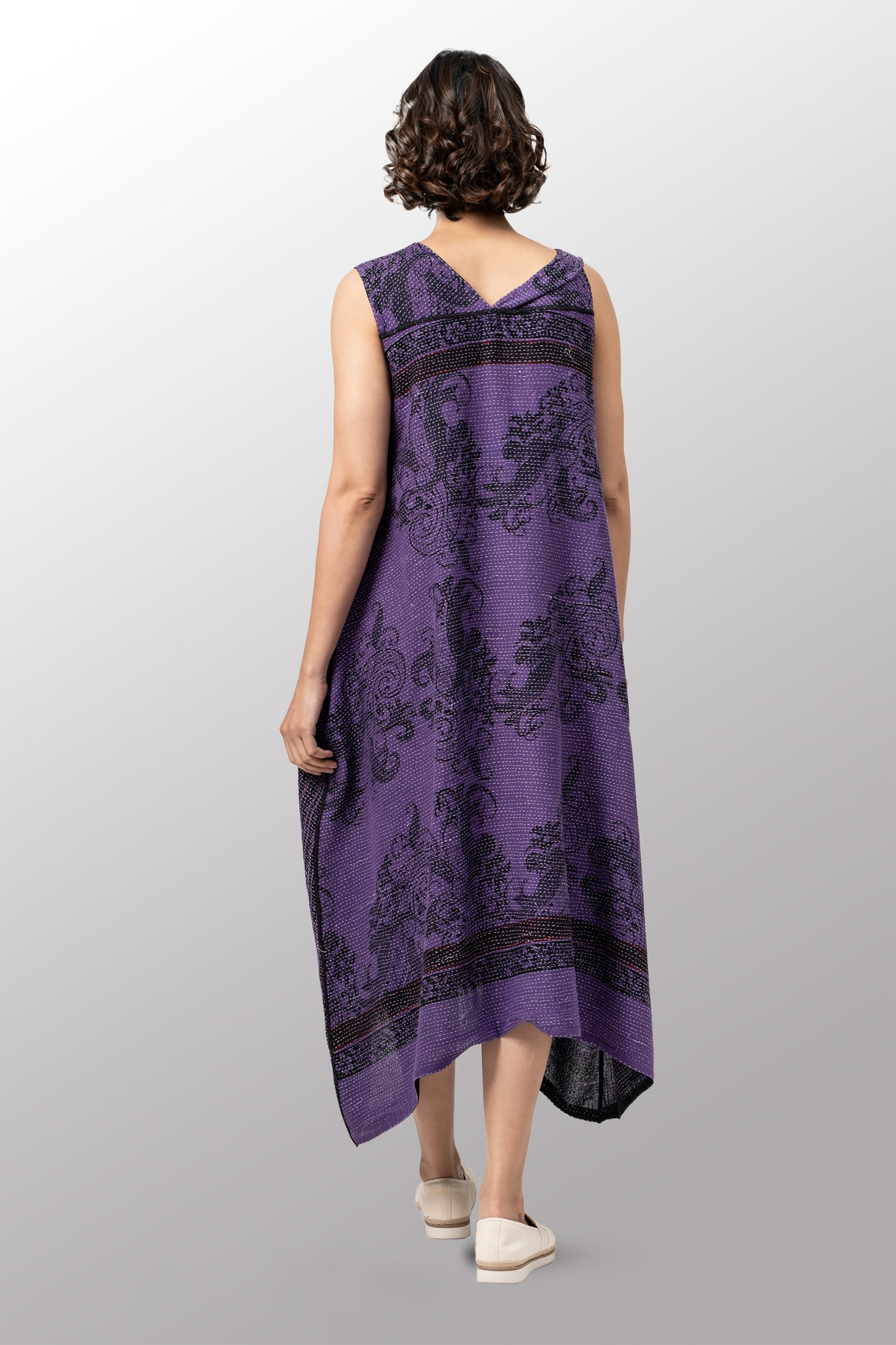 CP2970-PRP / COTTON PAISLEY KANTHA (AVAILABLE JACKETS)