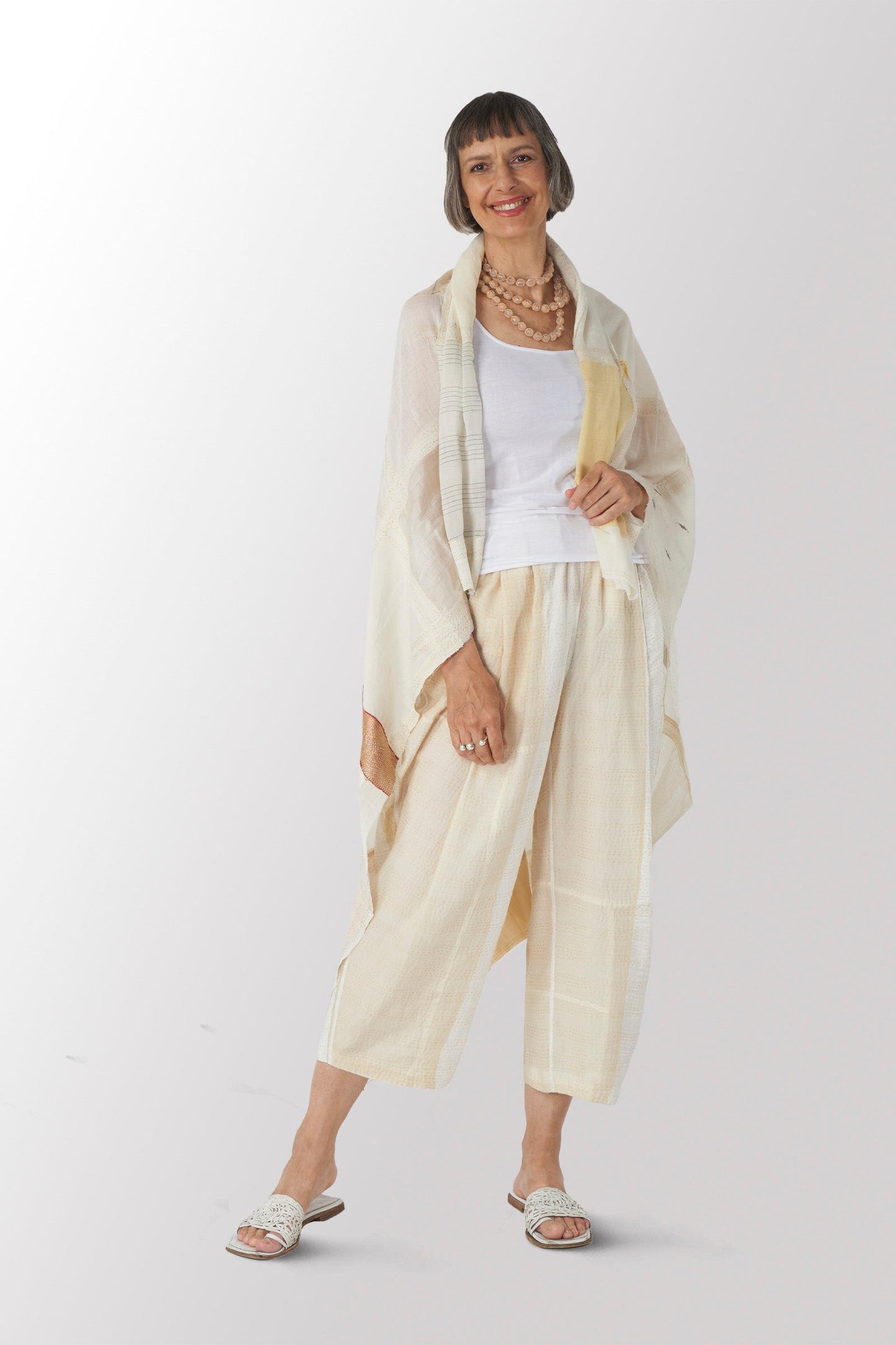 MT1976-IVY / MOSAIC TILE PATCH KANTHA -IVY (AVAILABLE JACKETS)