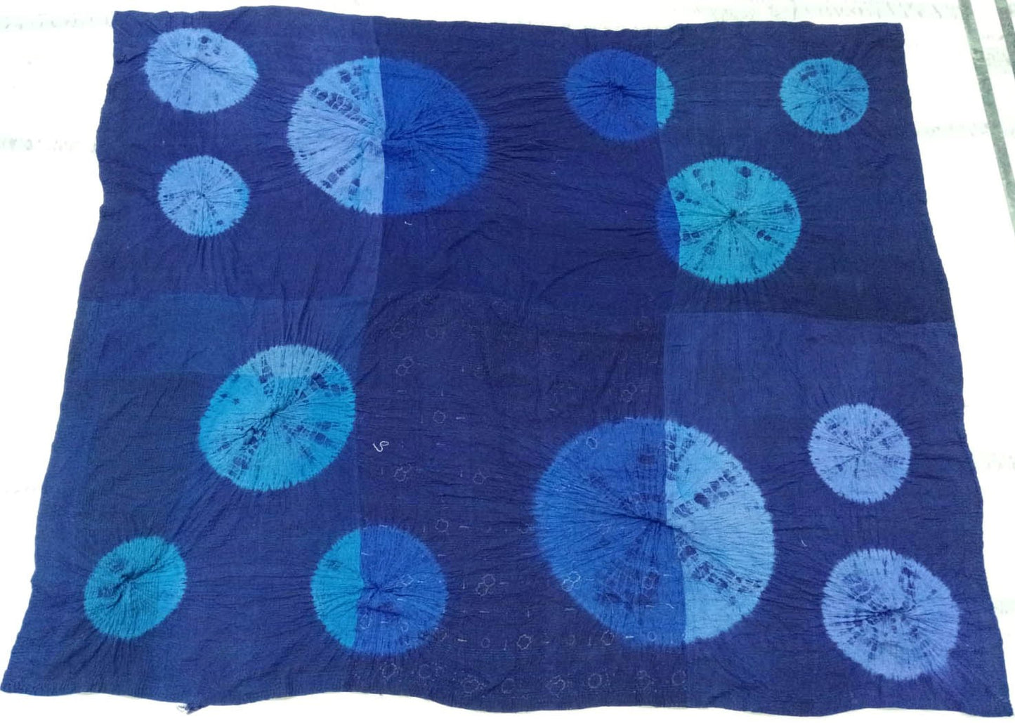 TC4970-BLU / WO4970-BLU / COTTON SILK SW PATCH OMBRE KANTHA (AVAILABLE JACKETS)
