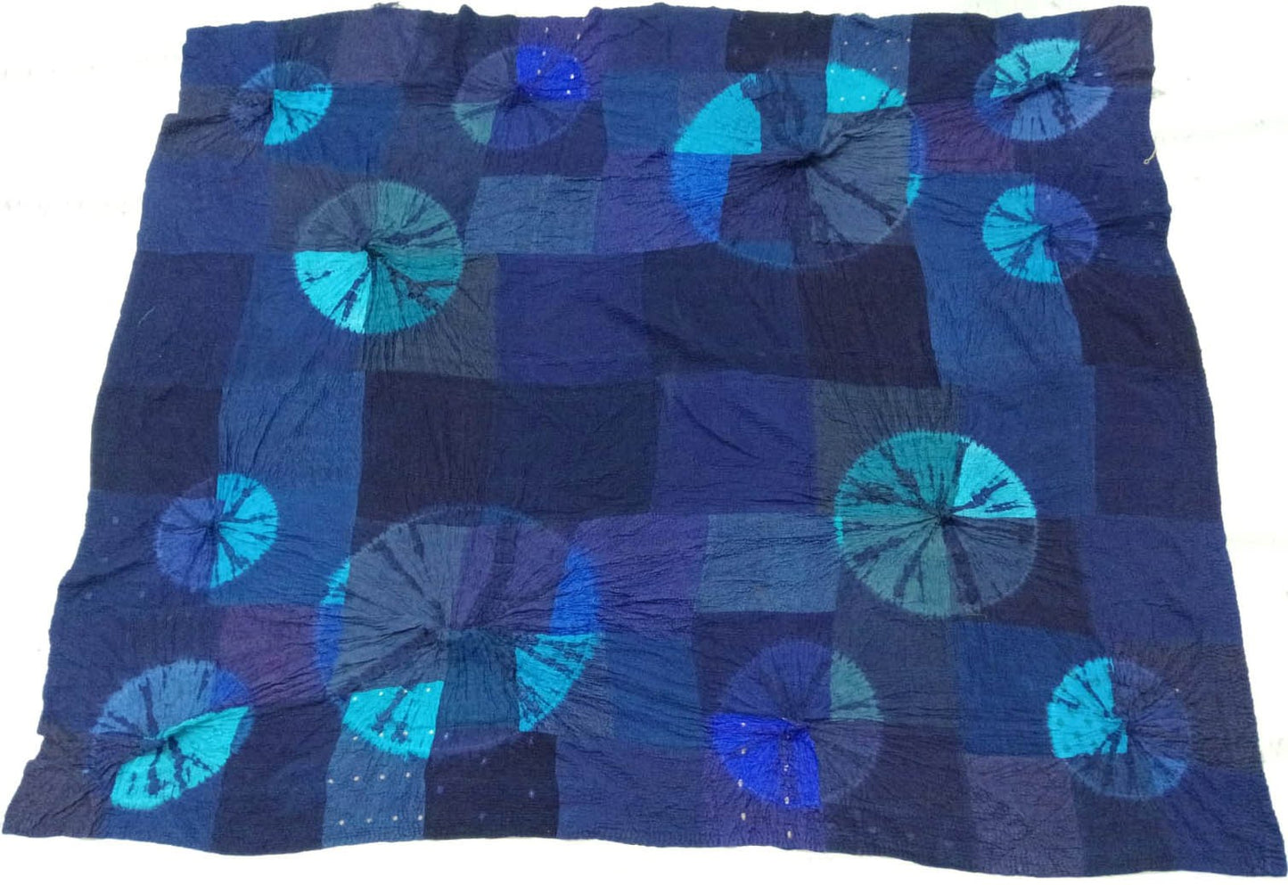 TC4970-BLU / WO4970-BLU / COTTON SILK SW PATCH OMBRE KANTHA (AVAILABLE JACKETS)