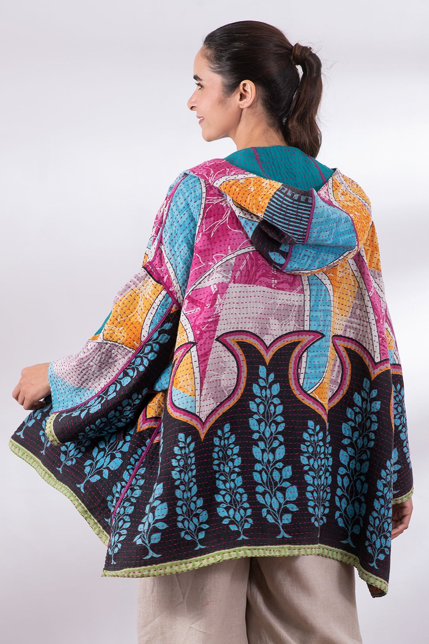 BB2970-MLT / VINTAGE COTTON BBK KANTHA  (AVAILABLE JACKETS)