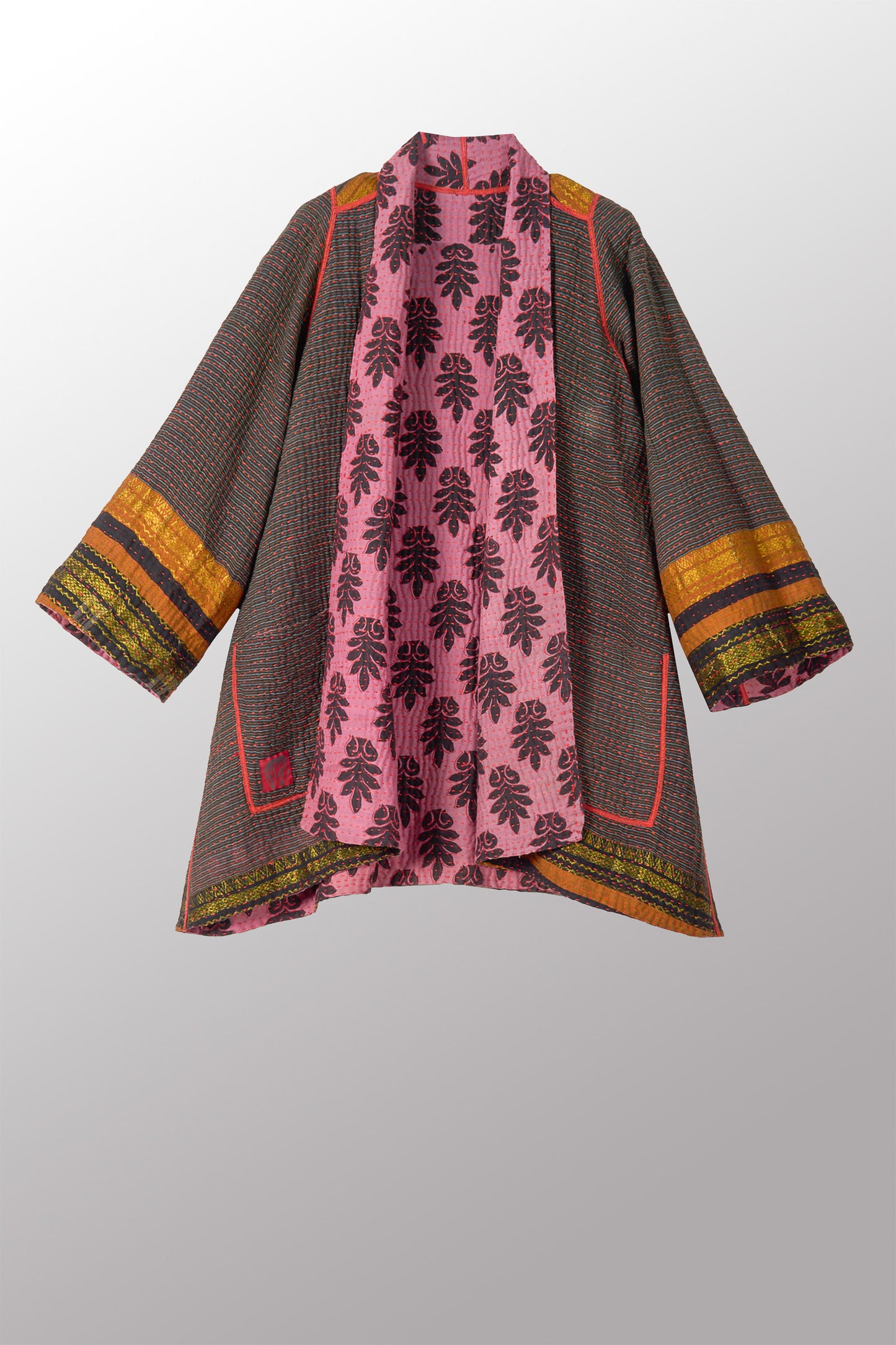 BB4970-MLT / VINTAGE COTTON BBK KANTHA (AVAILABLE JACKETS)