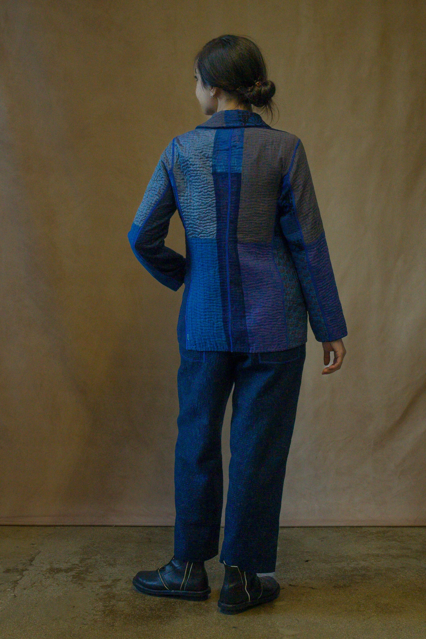 BL-BBB4970-NVY / BBK PATCH KANTHA (AVAILABLE JACKETS)