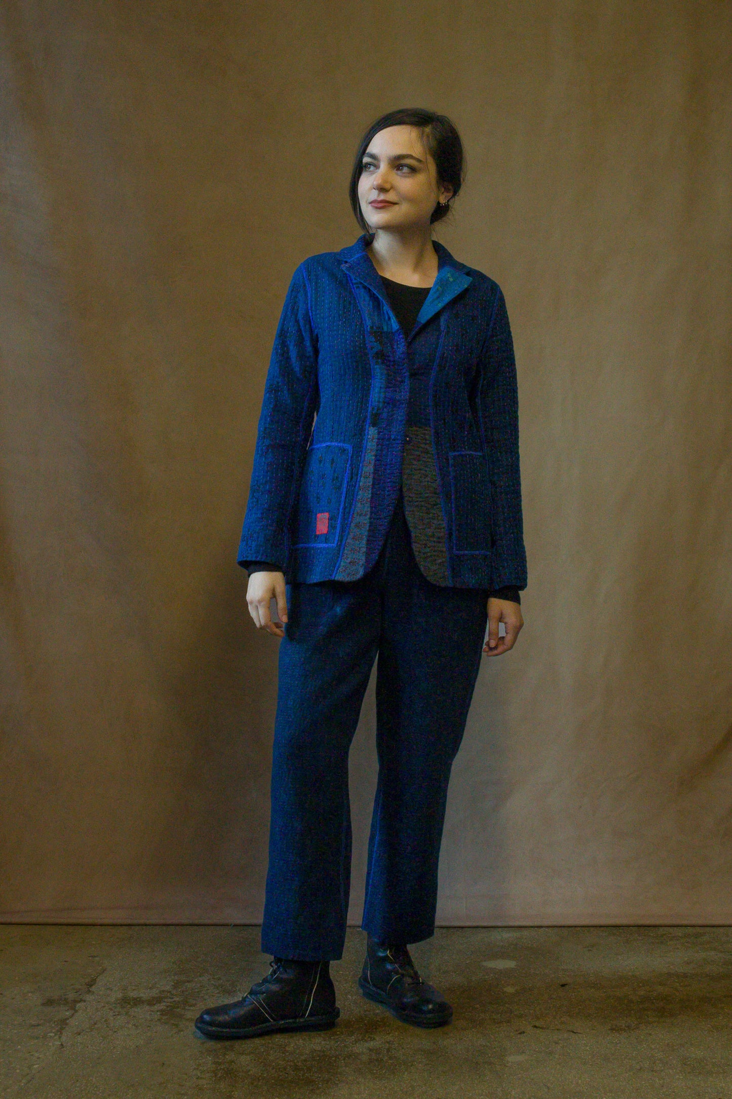 BL-BBB4970-NVY / BBK PATCH KANTHA (AVAILABLE JACKETS)