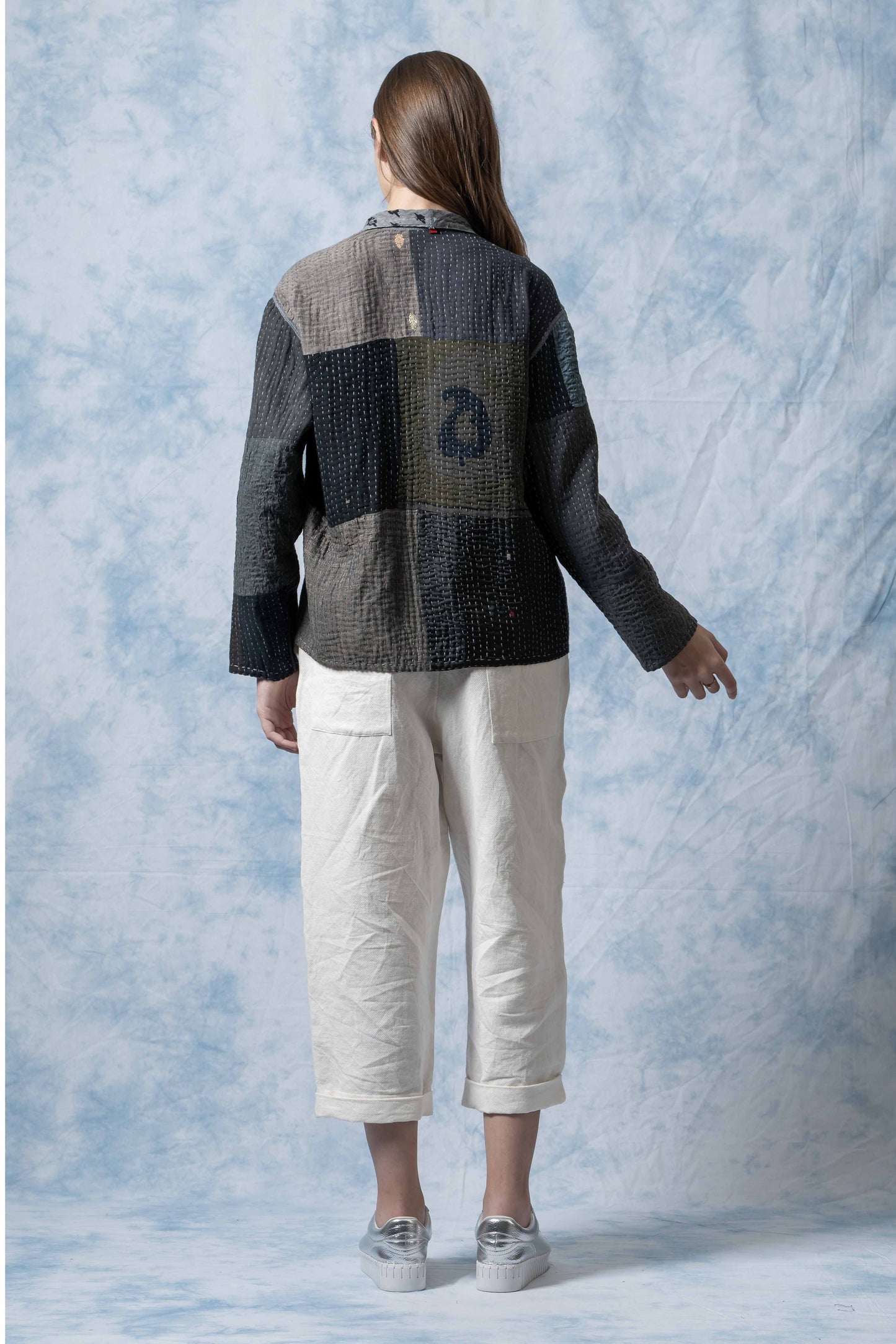 BL-BBP4970-BLK / BBK PATCH KANTHA (AVAILABLE JACKETS)
