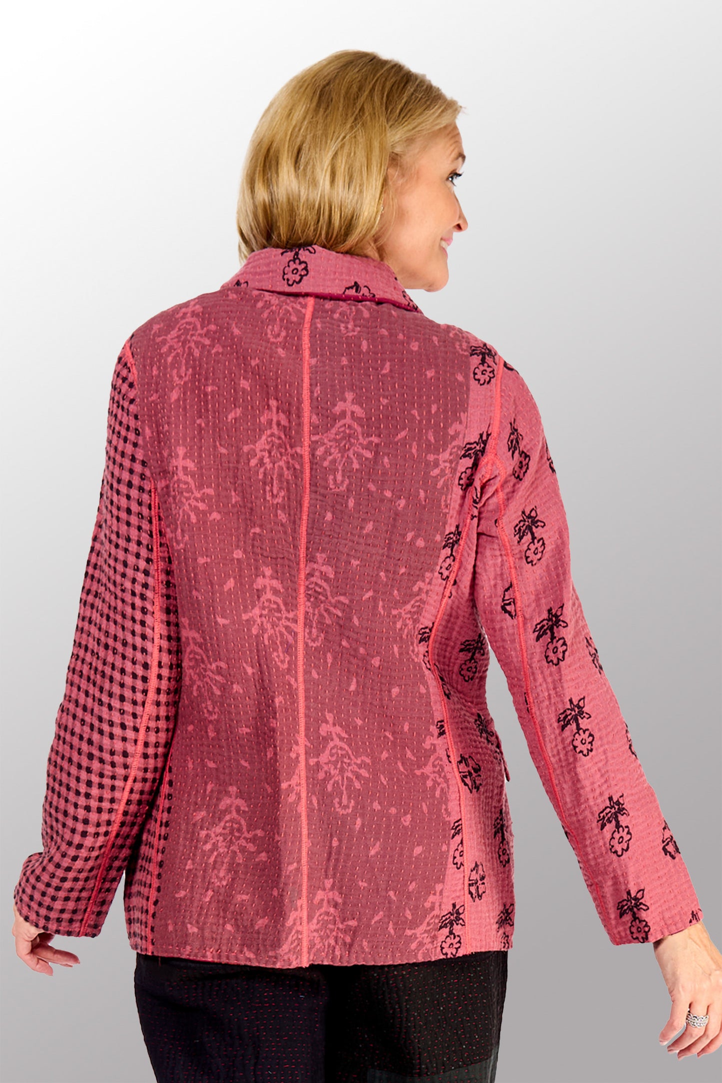 BL-BBP4970-PIK / BBK PATCH KANTHA (AVAILABLE JACKETS)