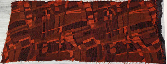 BW3971-ORG / ABSTRACT WAFFLE KANTHA (AVAILABLE JACKETS)