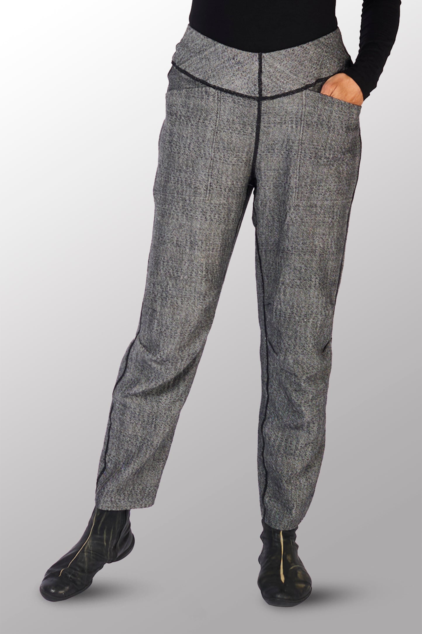 DN3971-GRY / DENIM KANTHA (AVAILABLE JACKETS)