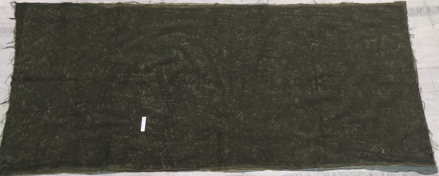 DS3971-GRN / DENIM SUN-DYE KANTHA - GREEN (AVAILABLE JACKETS)