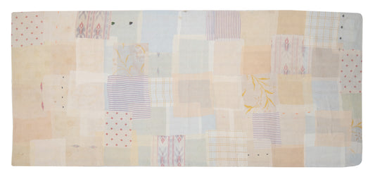 FM4970-IVY / FRAYED PATCH MIX KANTHA -IVY (AVAILABLE JACKETS)