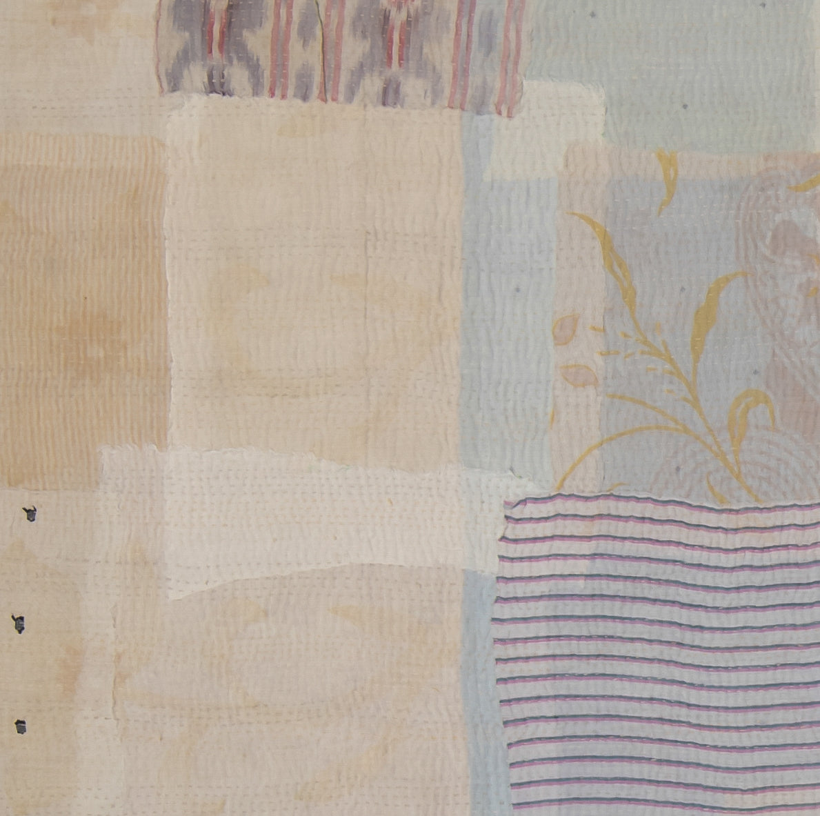 FM4970-IVY / FRAYED PATCH MIX KANTHA -IVY (AVAILABLE JACKETS)