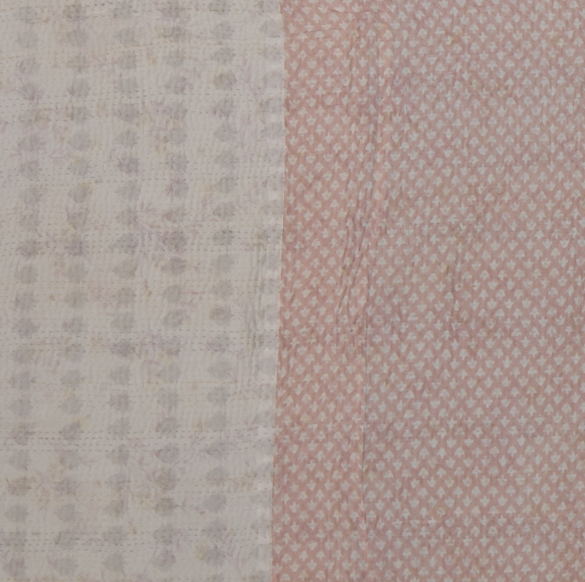 FM4970-IVY / FRAYED PATCH MIX KANTHA -IVY (AVAILABLE JACKETS)