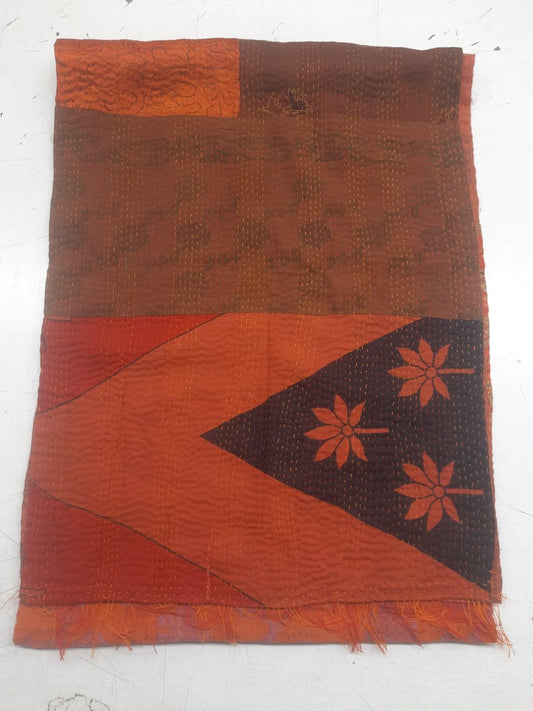 SC2800-ORG / VINTAGE SILK COTTON KANTHA (AVAILABLE JACKETS)