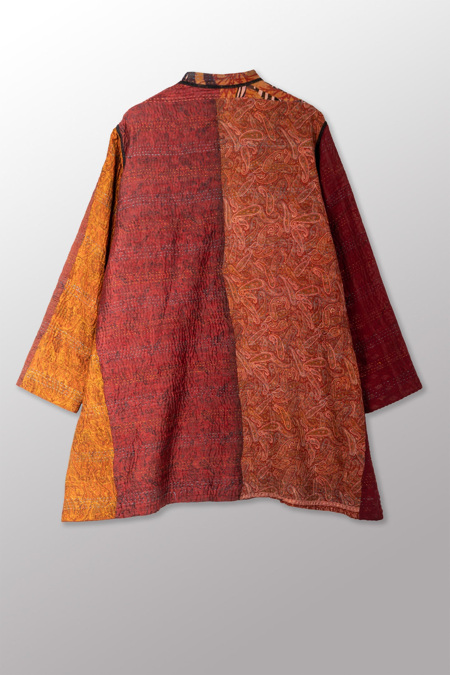 JS4970-BRN / JACQUARD SILK KANTHA -BRN- (In Kantha)