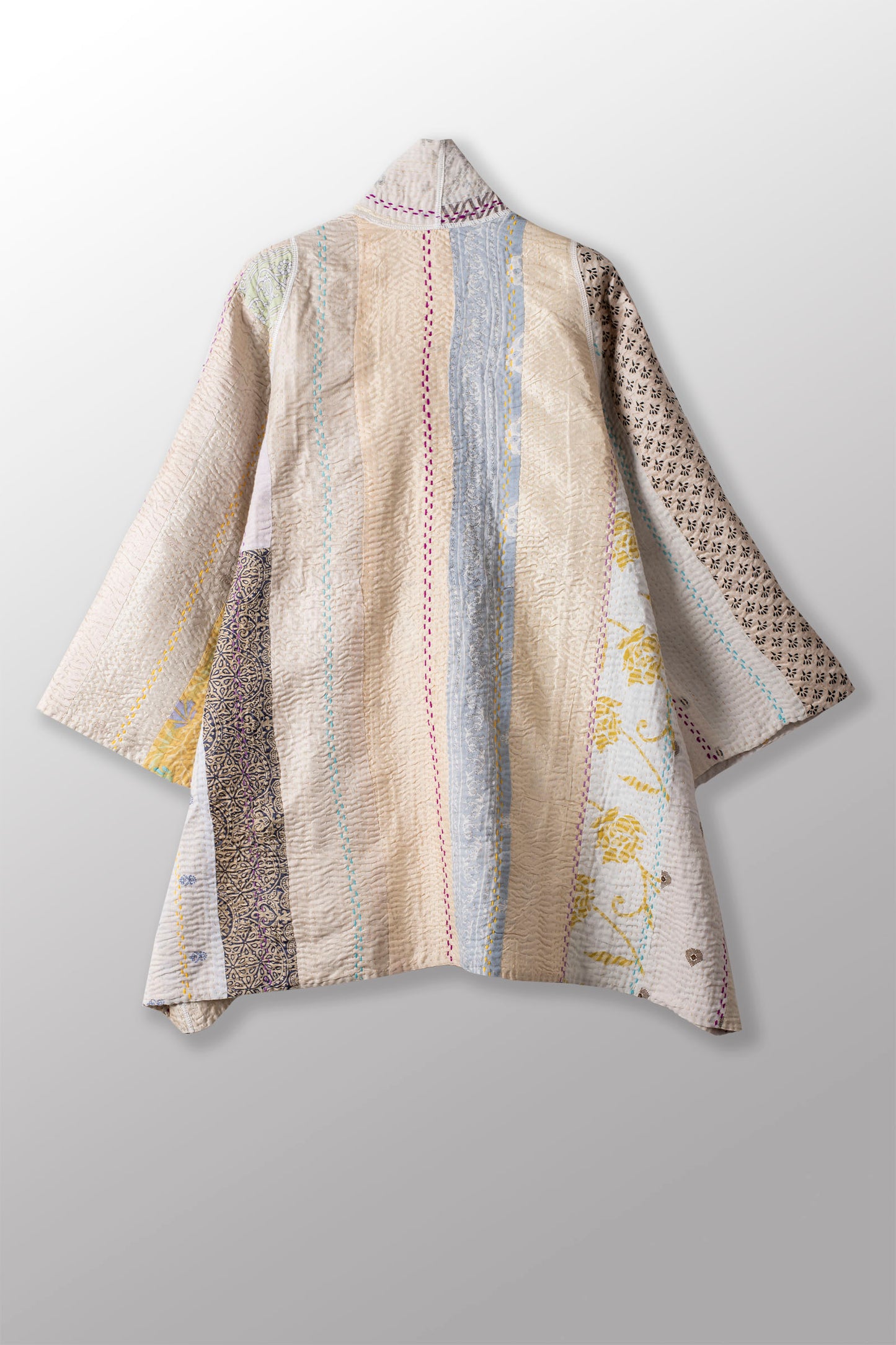 JV4970-IVY  / JEWEL WOVEN WITH VERTICAL PATCH KANTHA- (New Order)
