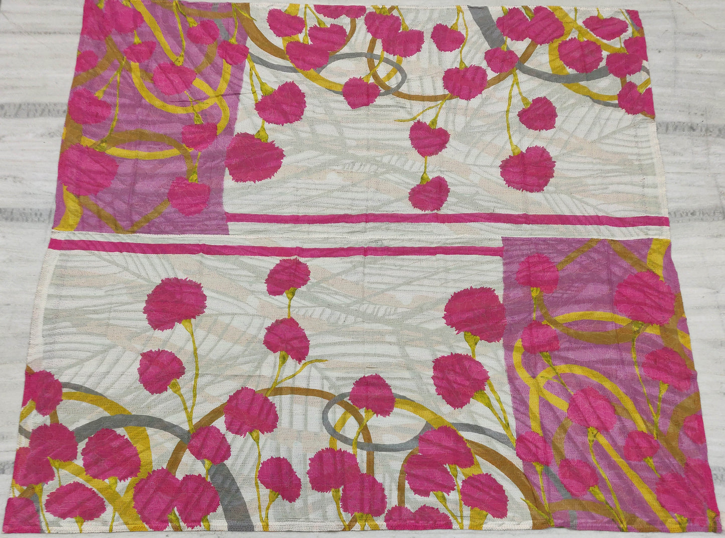 MG2970-PIK / MARIGOLD PRINT KANTHA (AVAILABLE JACKETS)