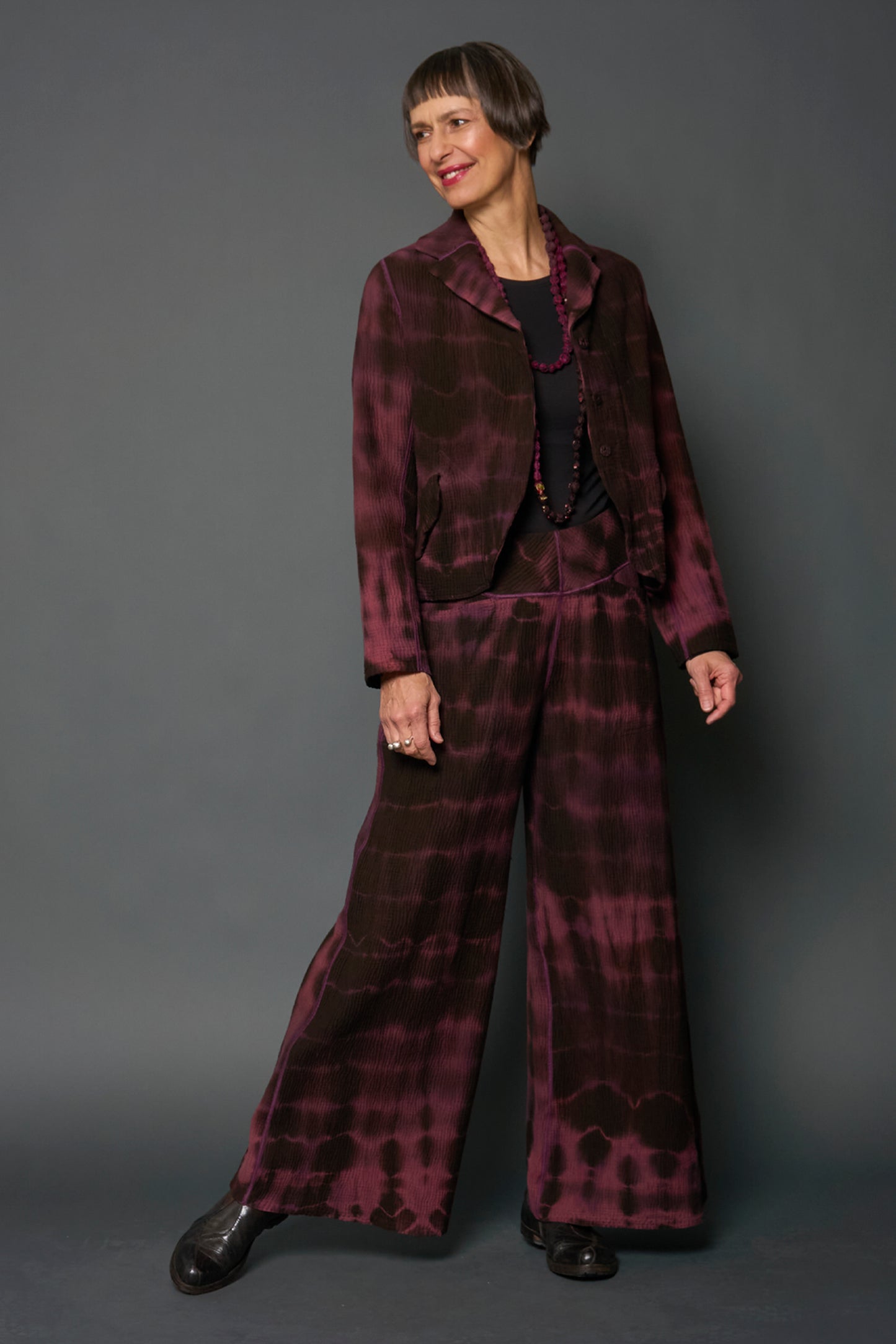 MS4971-PIK MONE SHIBORI TIE DYE KANTHA THROW (AVAILABLE JACKETS)