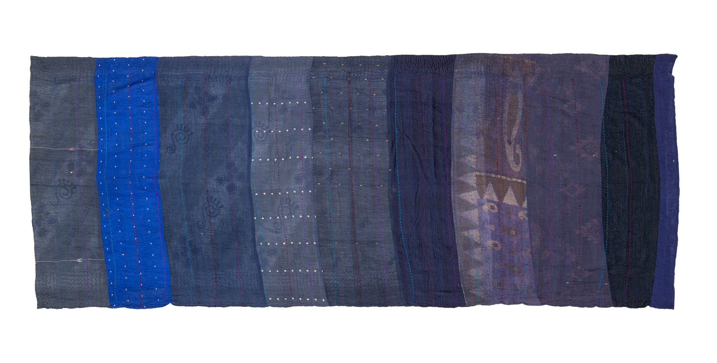 PR4970-BLU / STRIPE RALLIS KANTHA -BLU- (In Kantha)