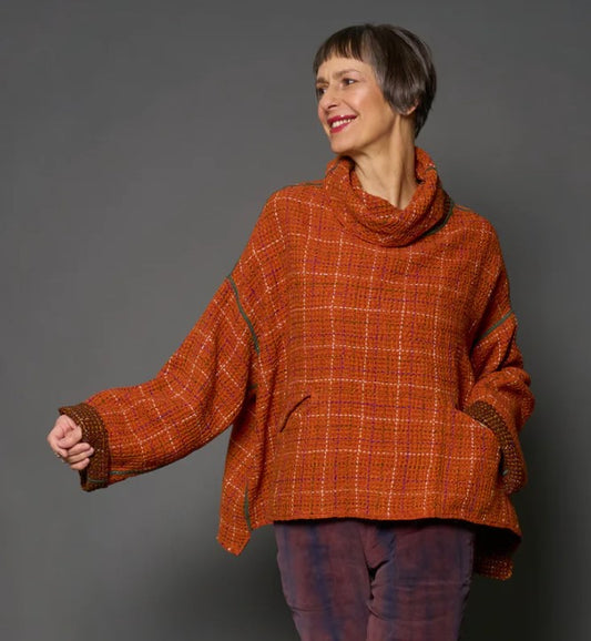 WW3971-ORG / WOOL WAFFLE KANTHA (AVAILABLE JACKETS)