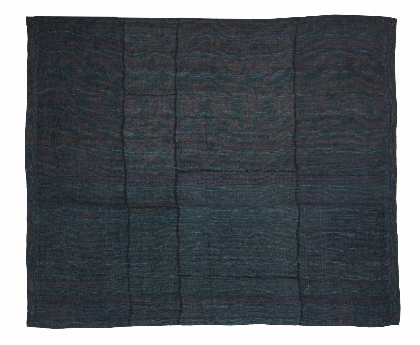 TP4970-BLU / MONOTONE TWILIGHT PRINT KANTHA -BLU- (AVAILABLE JACKETS)