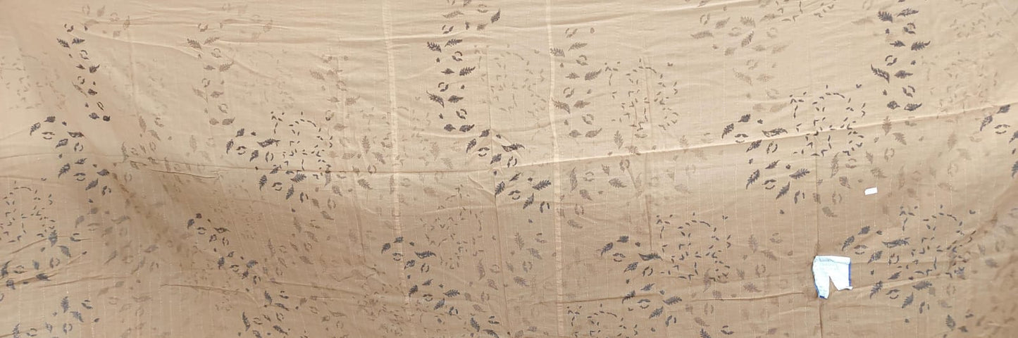 LW2970-BRN / LOUNGE WEAR THROW KANTHA (AVAILABLE JACKETS)
