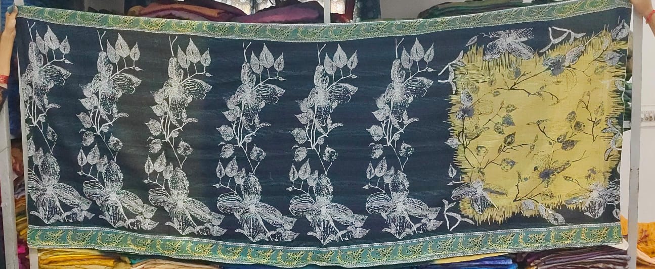 OL2970-BLK / ORGANIC LEAVES KANTHA -BLK (AVAILABLE JACKETS)