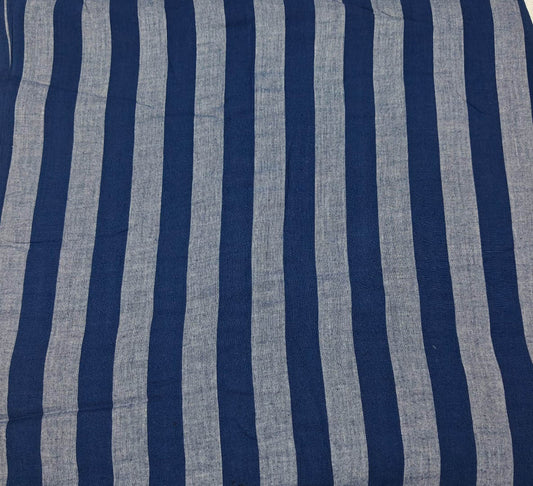 Woven Big Stripe Blue