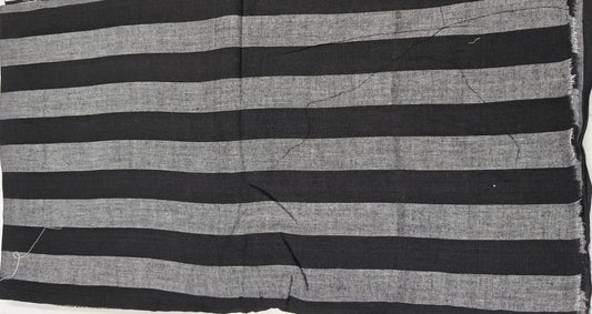 Woven Big Stripes Black