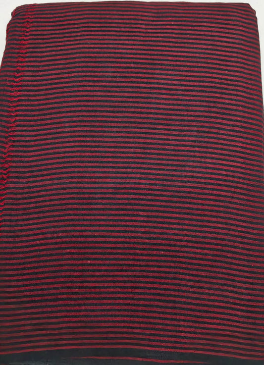 Woven Pin Stripe Red