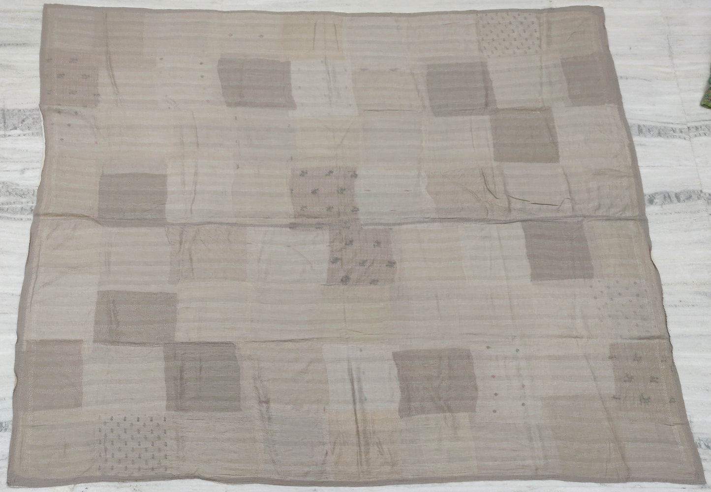 ZB2970-IVY  / MOSAIC FRAY PATCH KANTHA (New order)