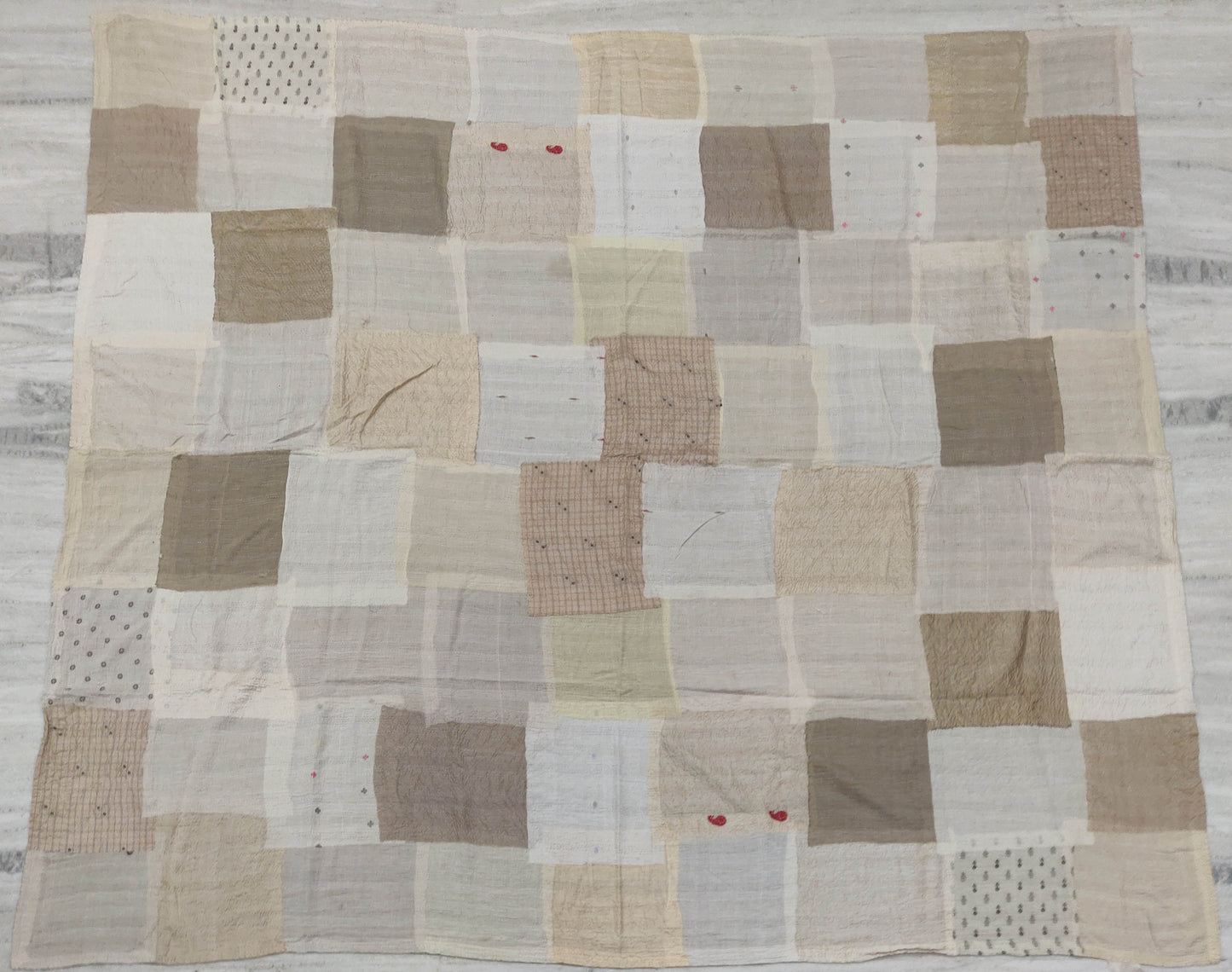 ZB2970-IVY  / MOSAIC FRAY PATCH KANTHA (In Kantha)