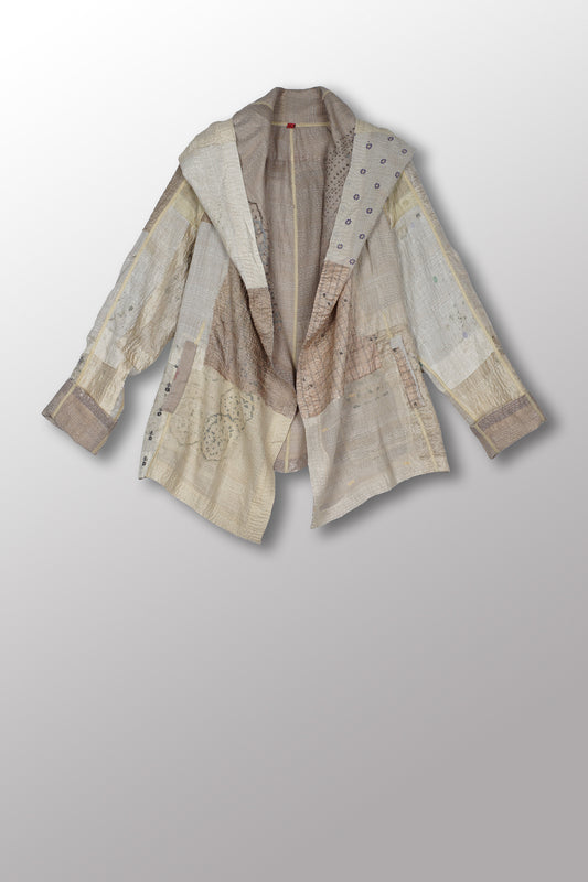 ZB2970-IVY  / MOSAIC FRAY PATCH KANTHA (New order)