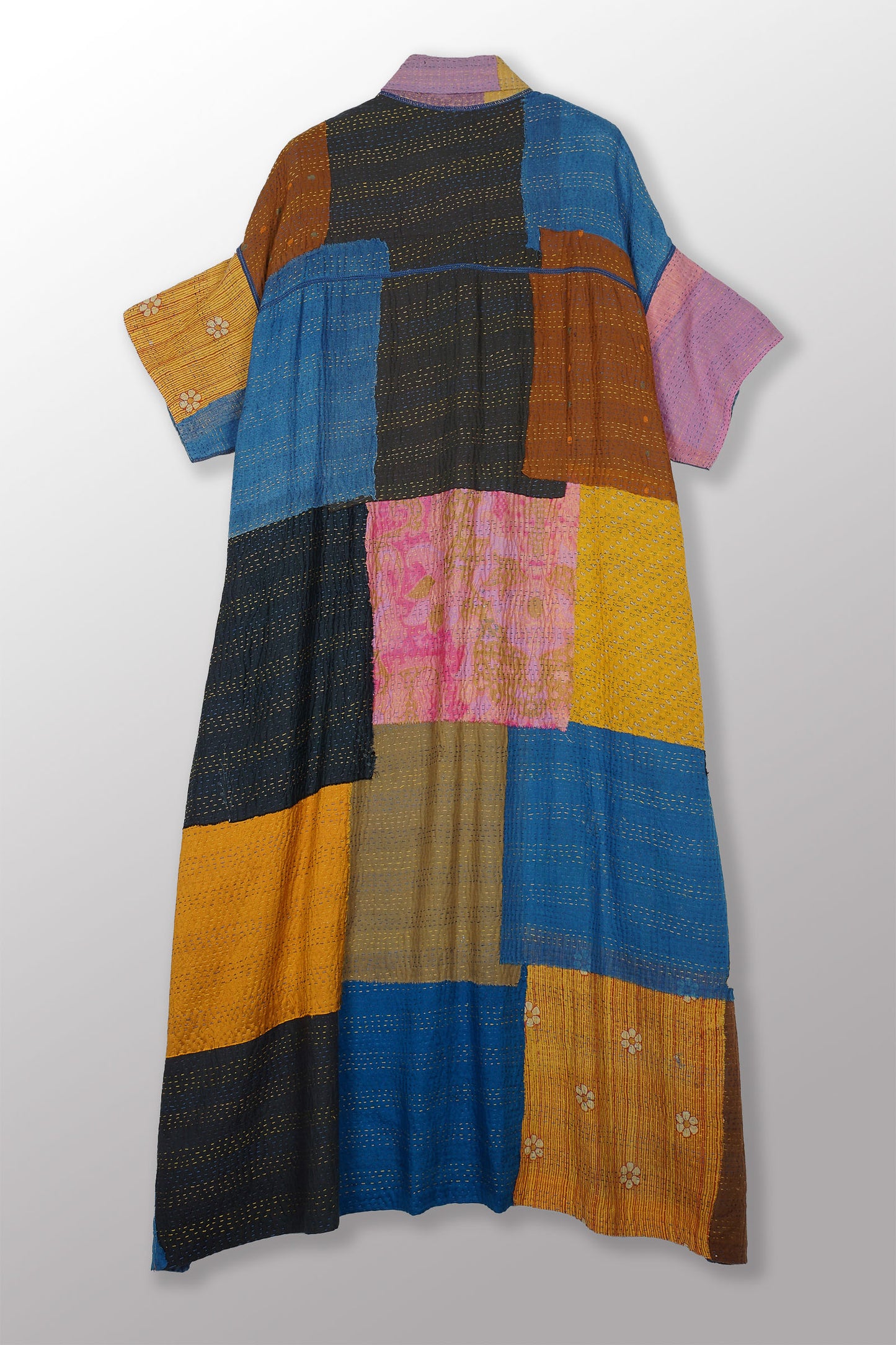 ZB2970-MLT  / MOSAIC FRAY PATCH KANTHA  (AVAILABLE JACKETS)