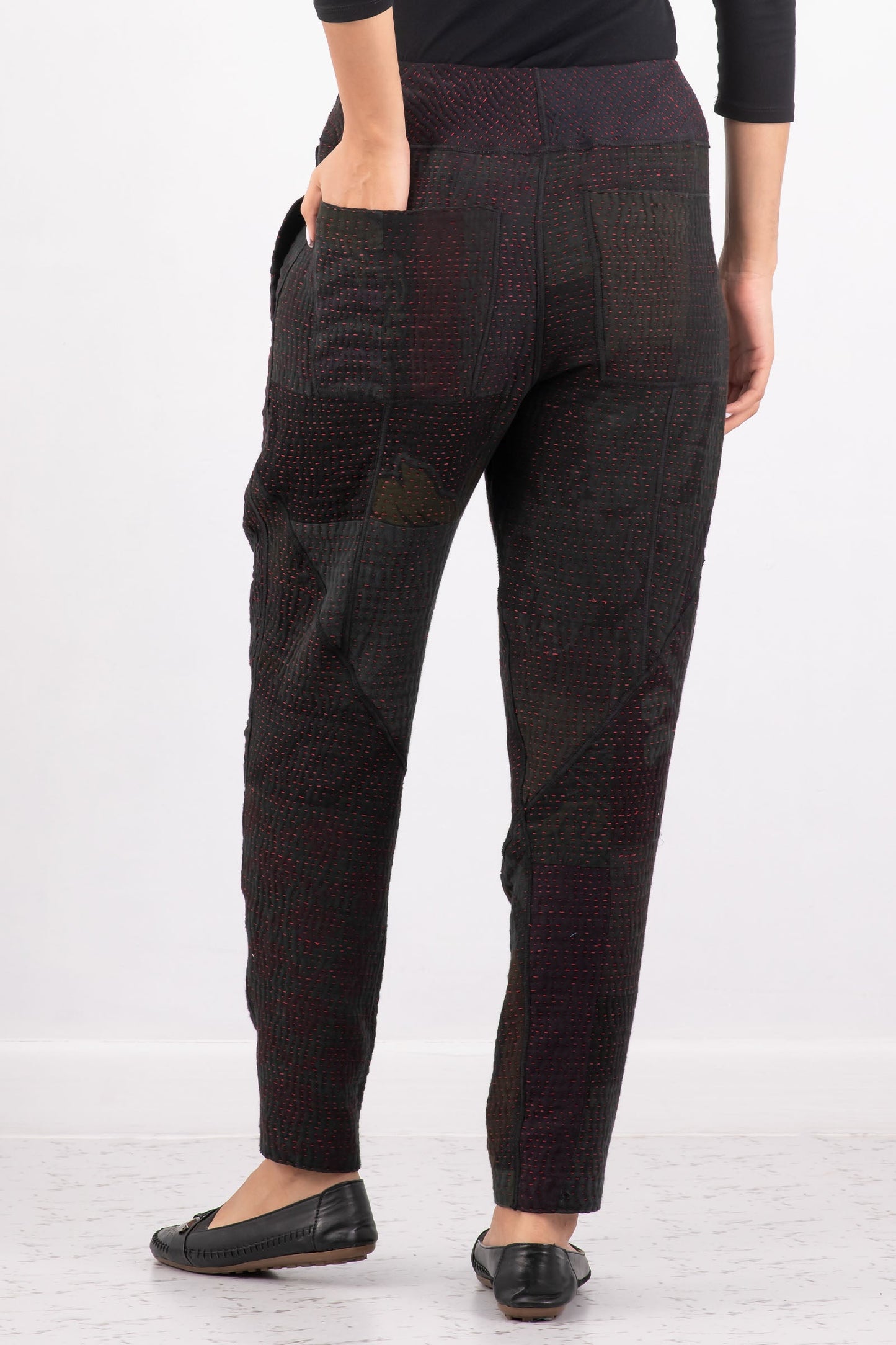 MP4970-BLK / MUJI PATCH KANTHA -BLK- (AVAILABLE JACKETS)