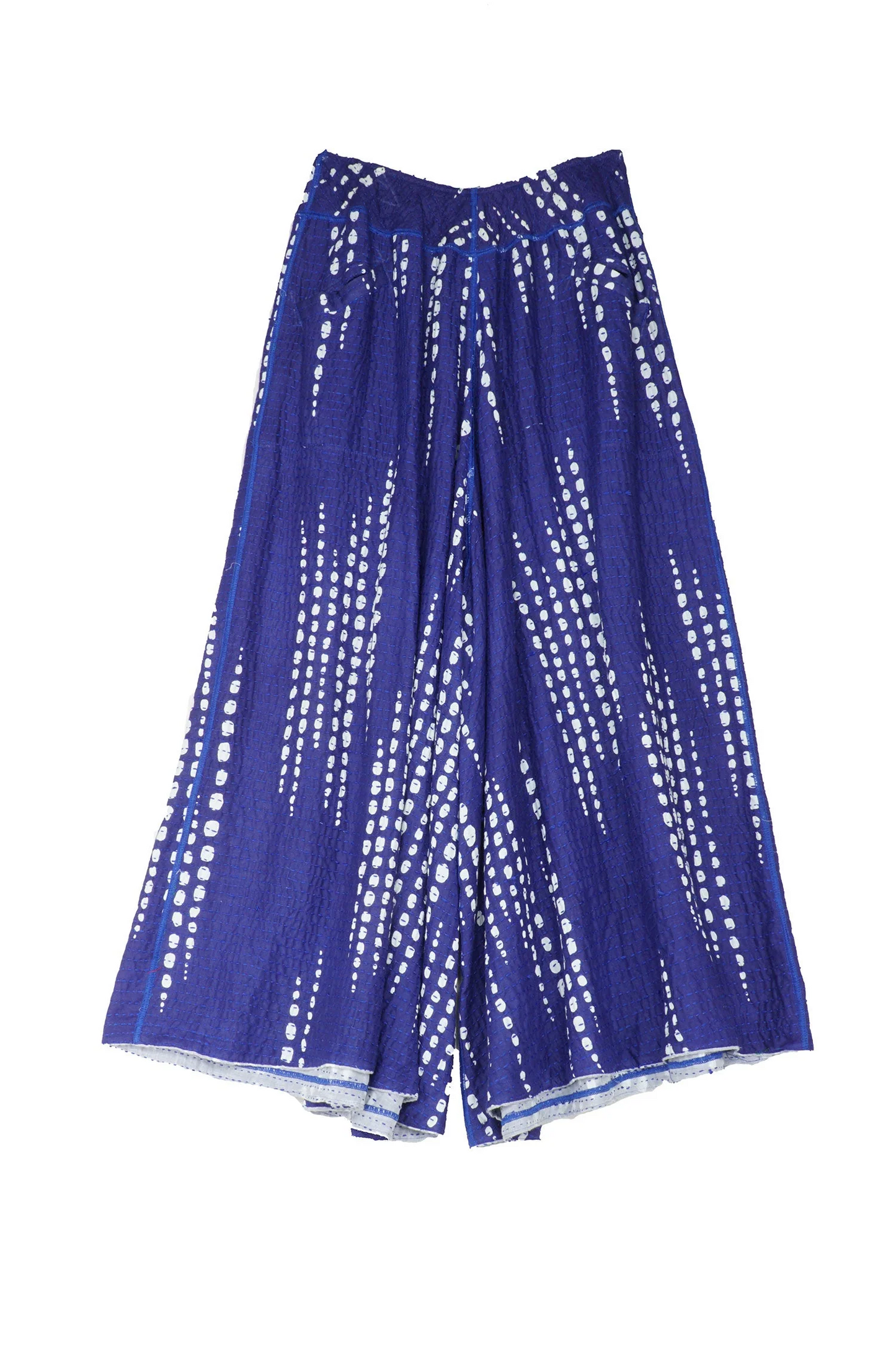 SD2970-BLU / SHIBORI DROP BBK KANTHA -BLU- (AVAILABLE JACKETS)