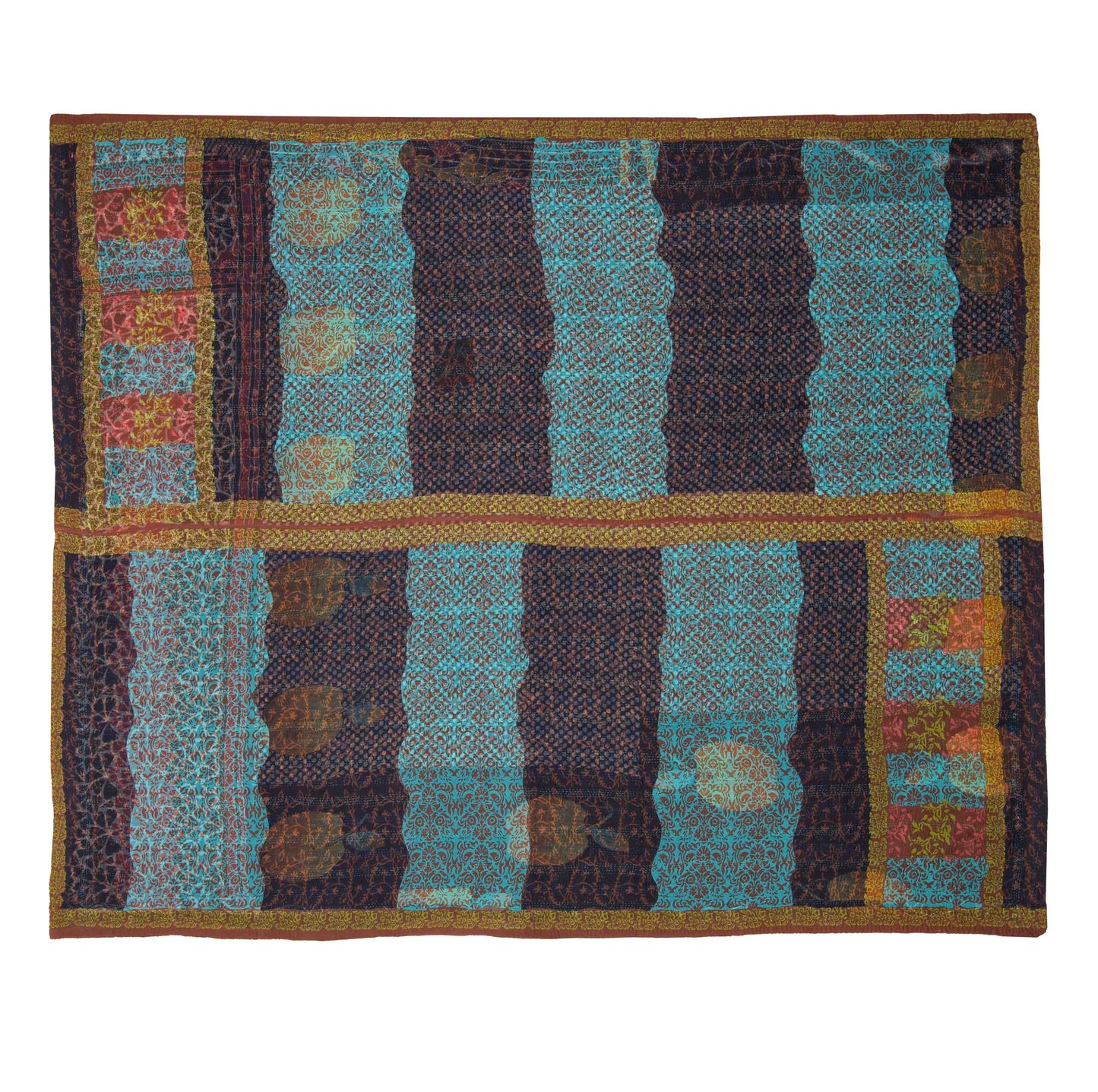 BG4970-BRN / BAGH PRINT KANTHA (AVAILABLE JACKETS)