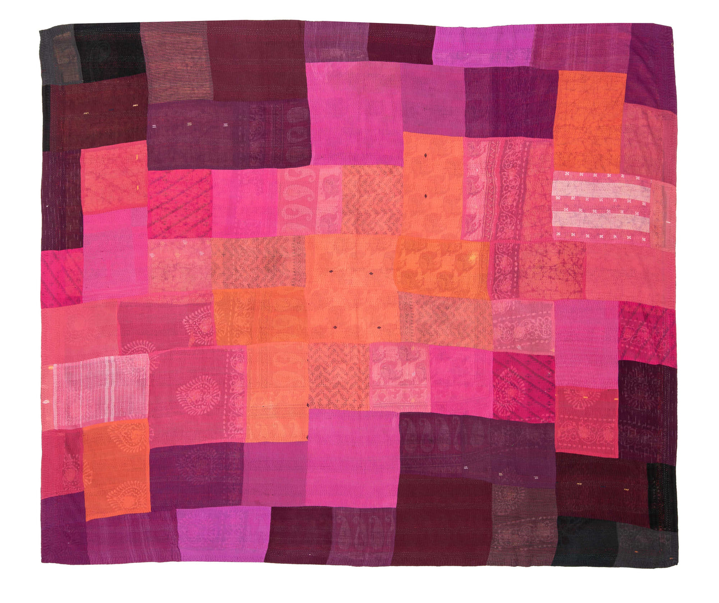 DL4970-PIK / POLKA DOTS & LEAVES KANTHA -PIK (AVAILABLE JACKETS)