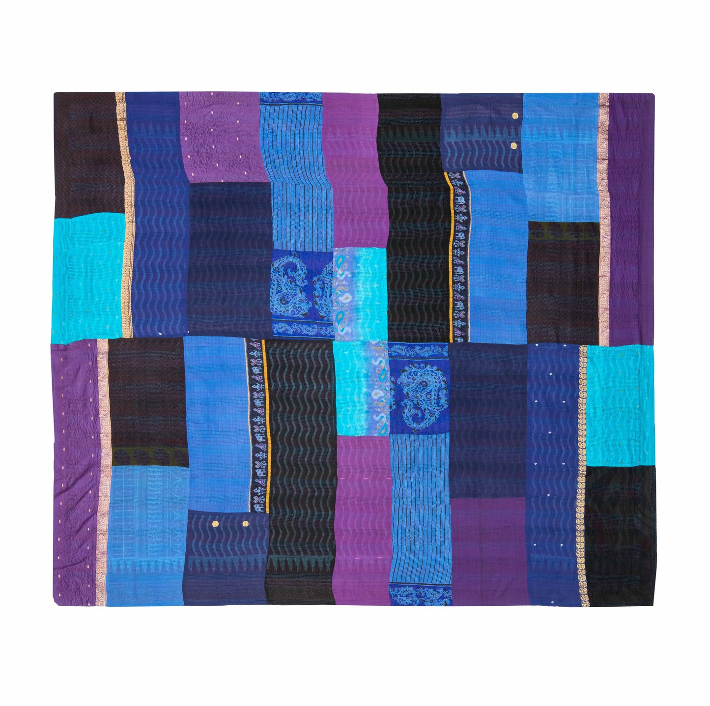 DW2970-BLU / DESERT WAVES KANTHA -BLU (AVAILABLE JACKETS)