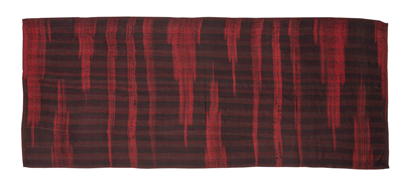 KP2971-RED / KIMONO PRINT KANTHA -RED- (AVAILABLE JACKETS)