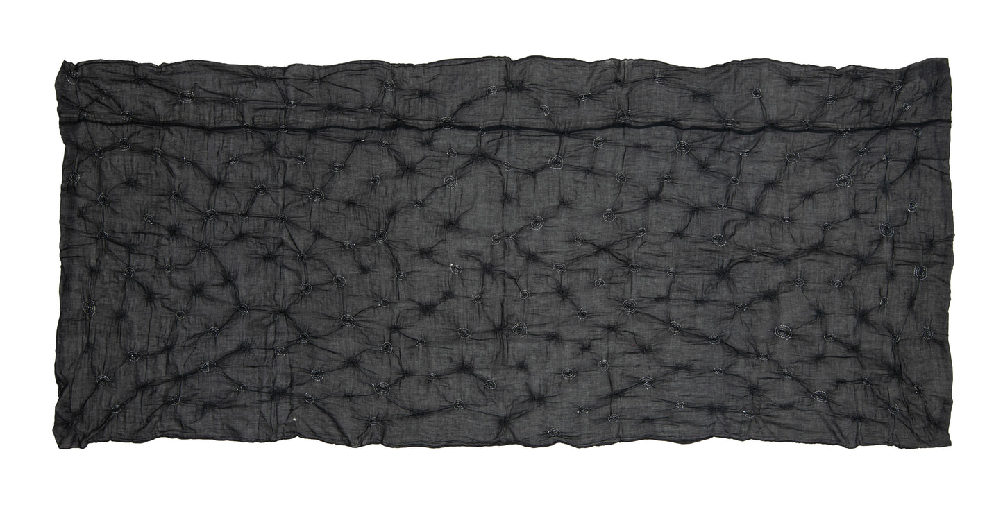 SL2971-BLK / SPIRAL KANTHA -BLK- (AVAILABLE JACKETS)