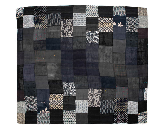 VB2970-BLK / VINTAGE BOTTOM PRINT KANTHA -BLK- (AVAILABLE JACKETS)